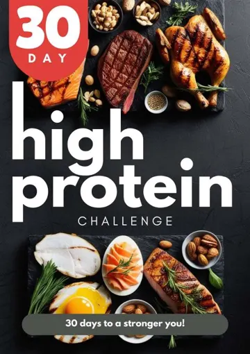 Free 30-Day High Protein Meal Plan cover