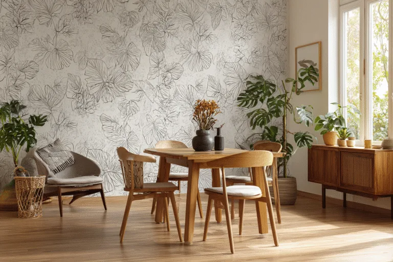 22 Super Unique Dining Room Wallpaper Ideas for a Chic Makeover
