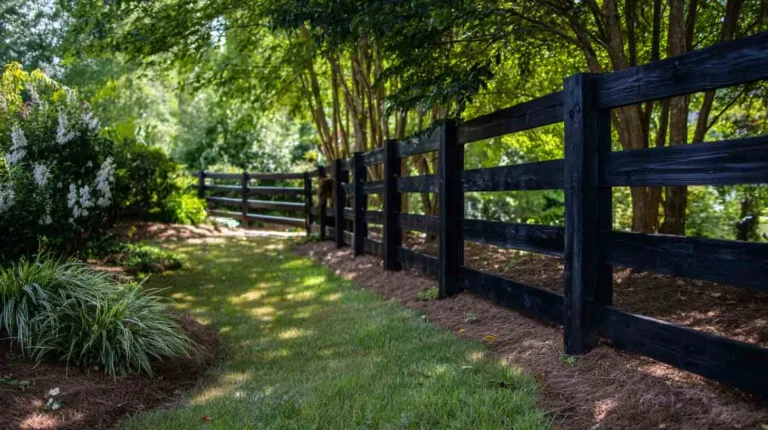 15 Innovative Black Wood Fence Ideas That Redefine Stylish Privacy