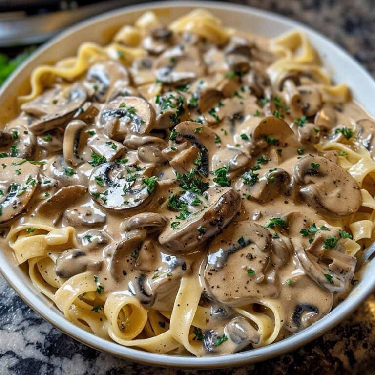 Vegan Mushroom Stroganoff