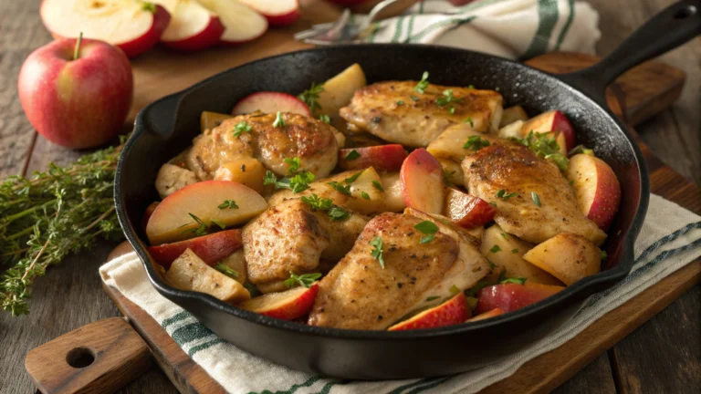 Apple Chicken Skillet: Sweet-Heat Weeknight Showstopper