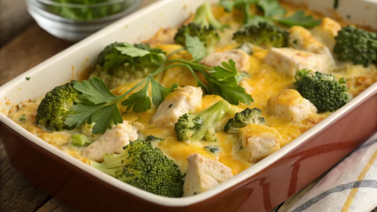 Cheesy Chicken Broccoli Casserole That Breaks the Internet