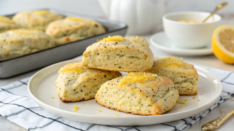 Zesty Lemon Poppy Seed Scones That Vanish in Minutes