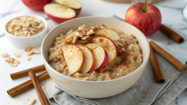 Slow Cooker Vegan Apple Cinnamon Oatmeal: Set-It, Forget-It Breakfast Magic