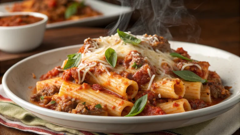 Baked Ziti with Ground Beef: Oozy, Cheesy Weeknight Magic