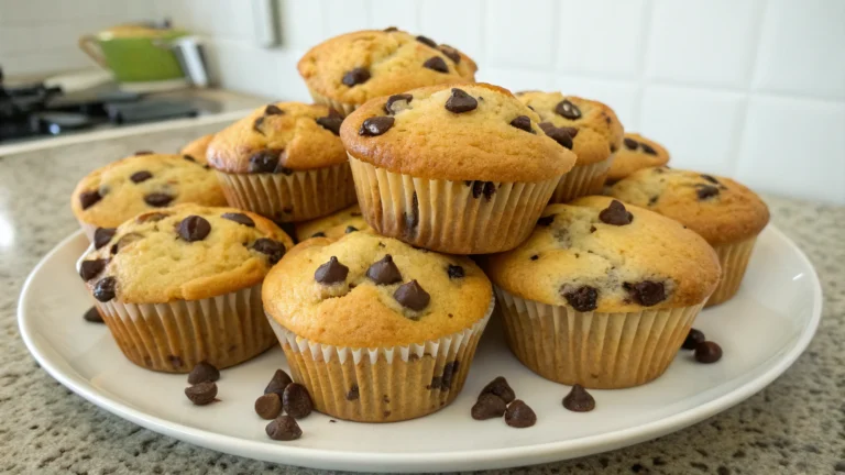Chocolate Chip Muffins That Actually Stay Moist (No Crumbs Left)