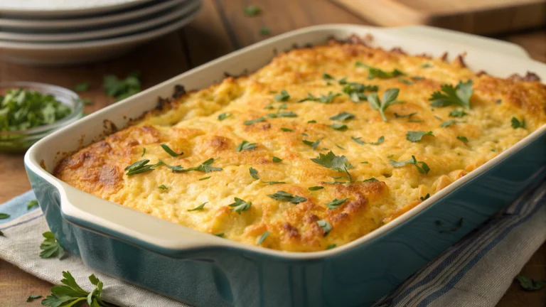 Cheesy Cornbread Casserole: The Melt-in-Your-Mouth Crowd-Pleaser