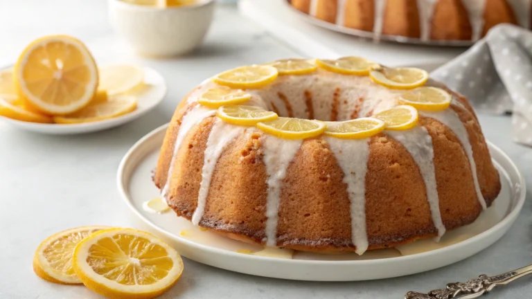 Glazed Vanilla Pound Cake with Citrus Recipe