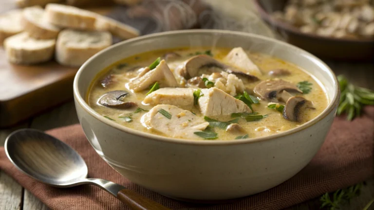 Creamy Chicken Mushroom Soup: Weeknight Comfort, Chef-Level Flavor