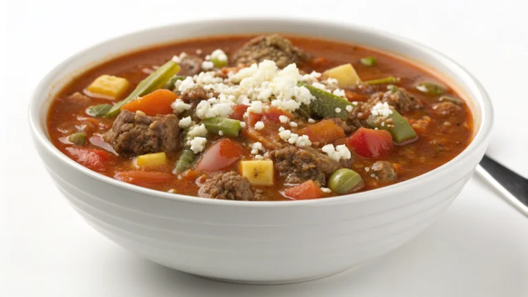 Hearty Burger Soup: Big Flavor, Zero Drive-Thru Regrets