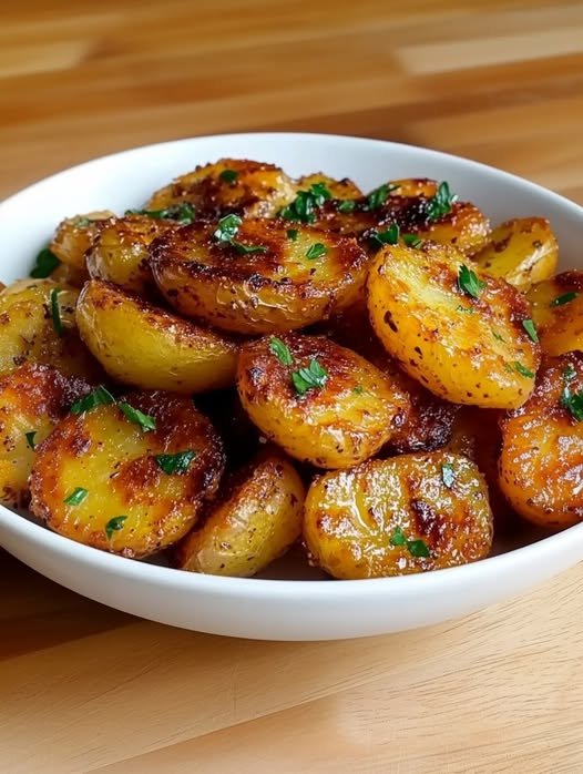 Air Fryer Crispy Baby Potatoes