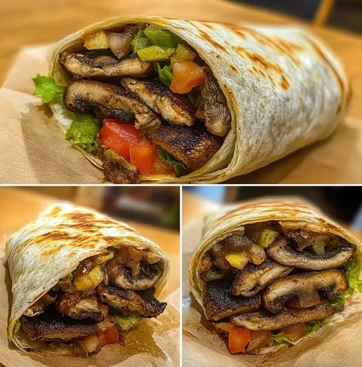 Vegan Portobello Mushroom Wrap