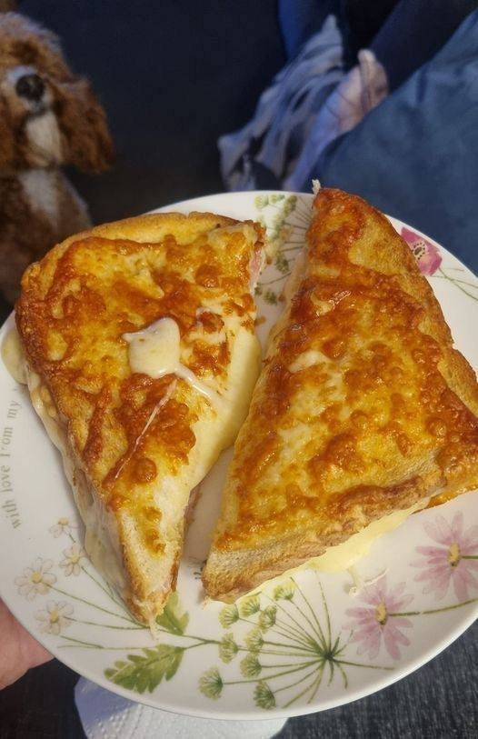 Air Fryer Toasted Cheese Sandwich