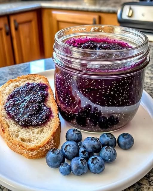 Healthy Homemade Blueberry Chia Seed Jam
