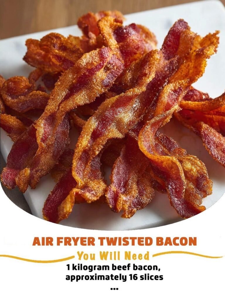 Air Fryer Twisted Bacon