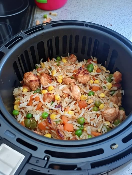 Air Fryer Chicken Fried Rice