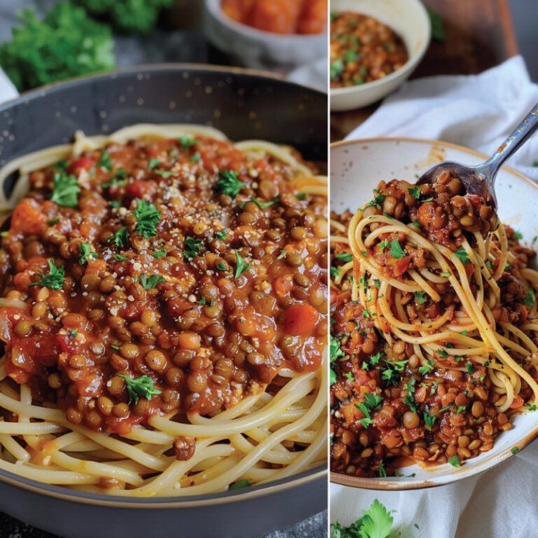 Hearty Vegan Lentil Bolognese