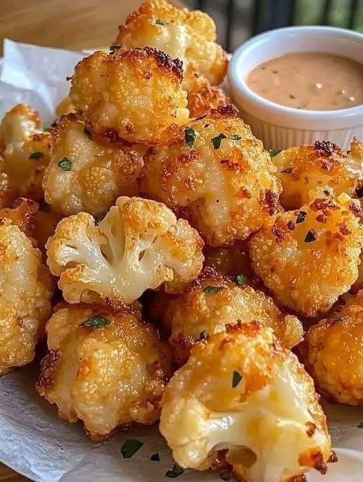 Air Fryer Crispy Cauliflower Bites