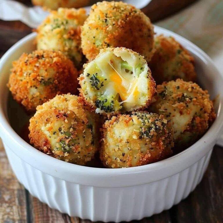 Crispy Broccoli Cheddar Bites