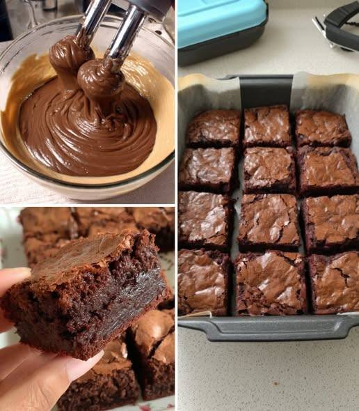 Fudgy Air Fryer Brownies