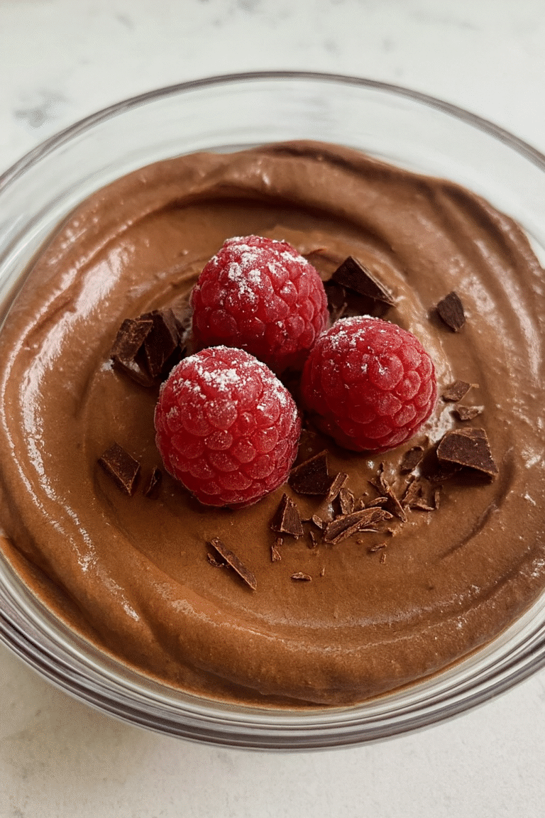 3-Ingredient Sugar-Free Chocolate Mousse