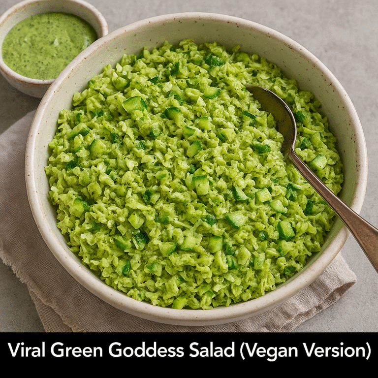 Viral Vegan Green Goddess Salad