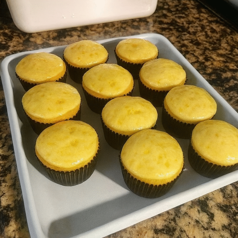 Sugar-Free Lemon Yogurt Cupcakes
