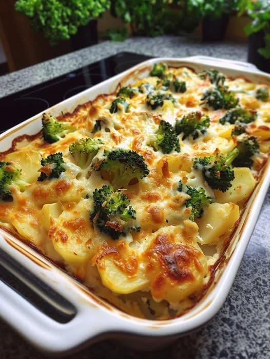 Easy Vegan Broccoli Potato Bake – Perfect Comfort Food 