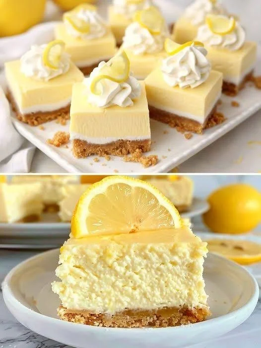 Vegan Lemon Cheesecake Bars
