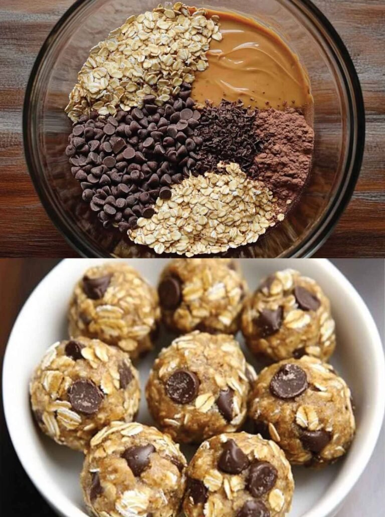 Vegan Chocolate Peanut Butter Oat Energy Bites