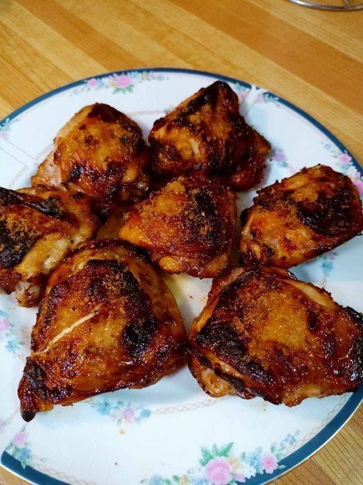 Crispy Air-Fried Chicken Thighs