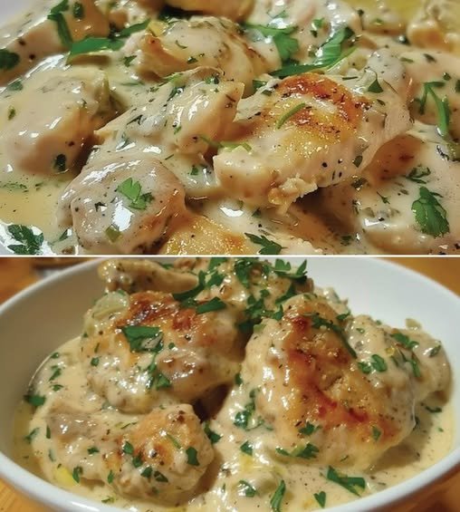 Low-Carb Creamy Garlic Chicken