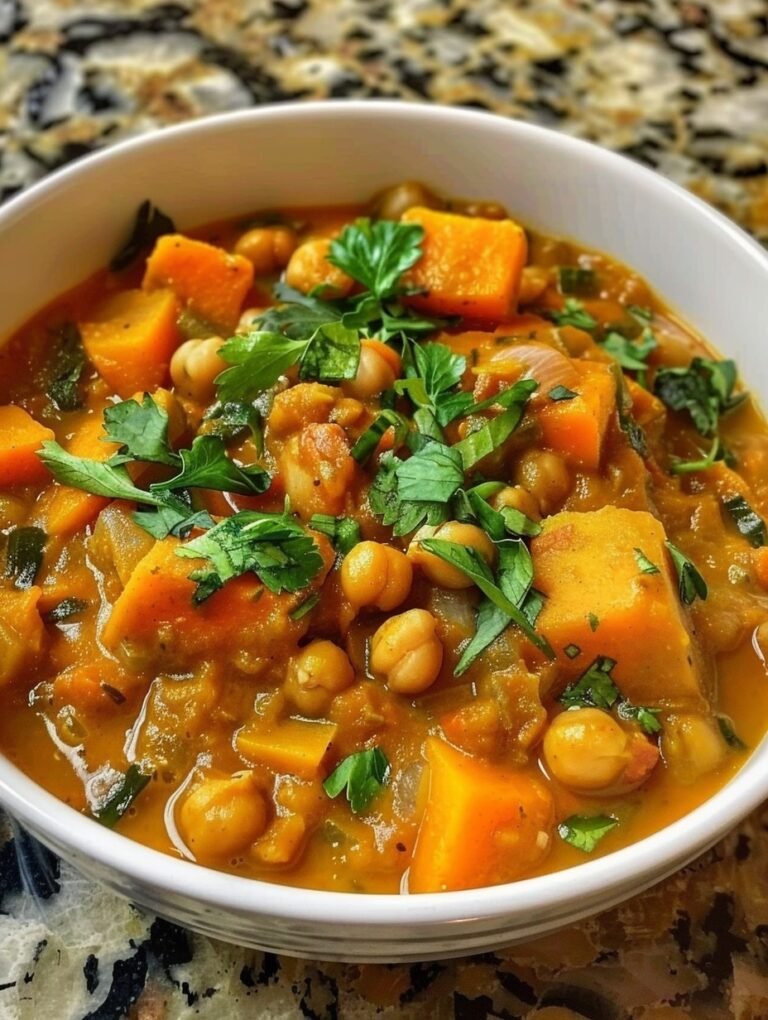Vegan Sweet Potato and Chickpea Curry