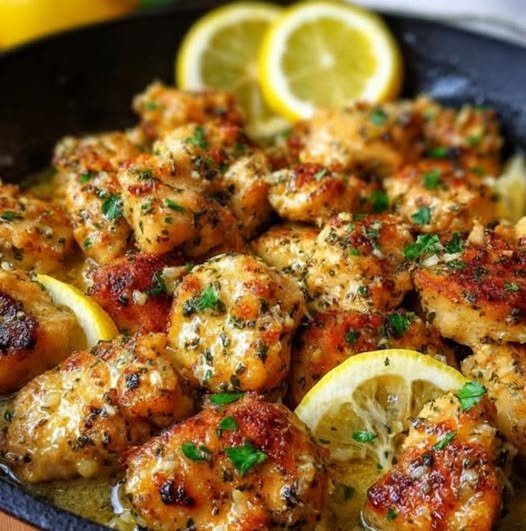 Lemon & Garlic Chicken Bites