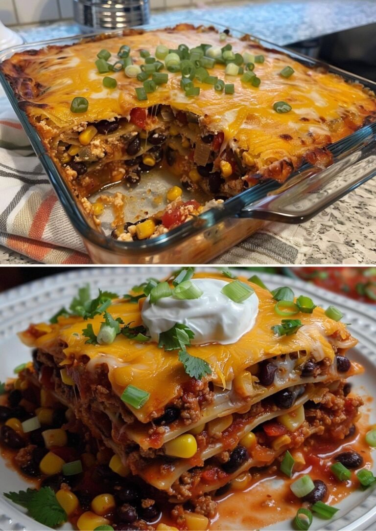 Vegan Mexican Veggie Lasagna