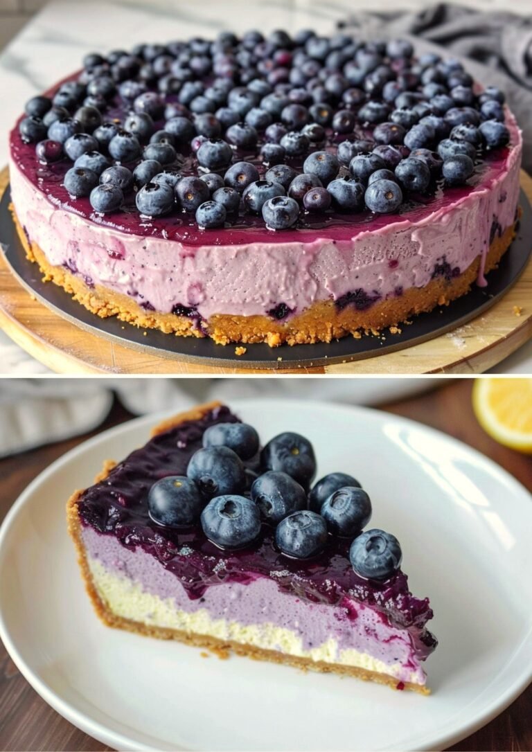 Vegan Blueberry Cheesecake