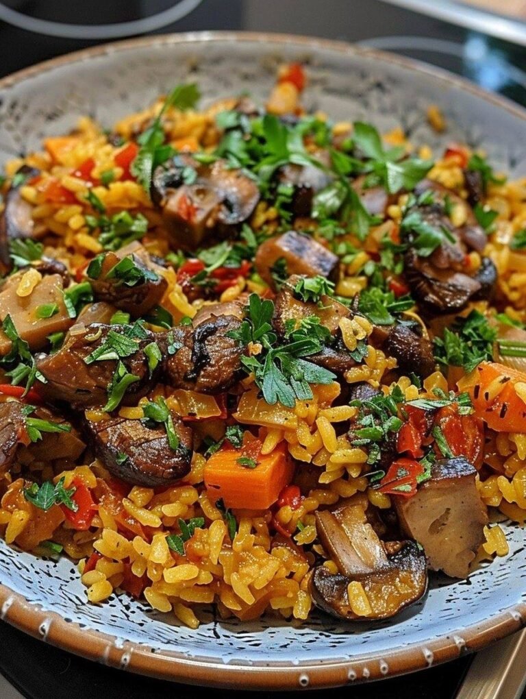 Vegan Mushroom Paella