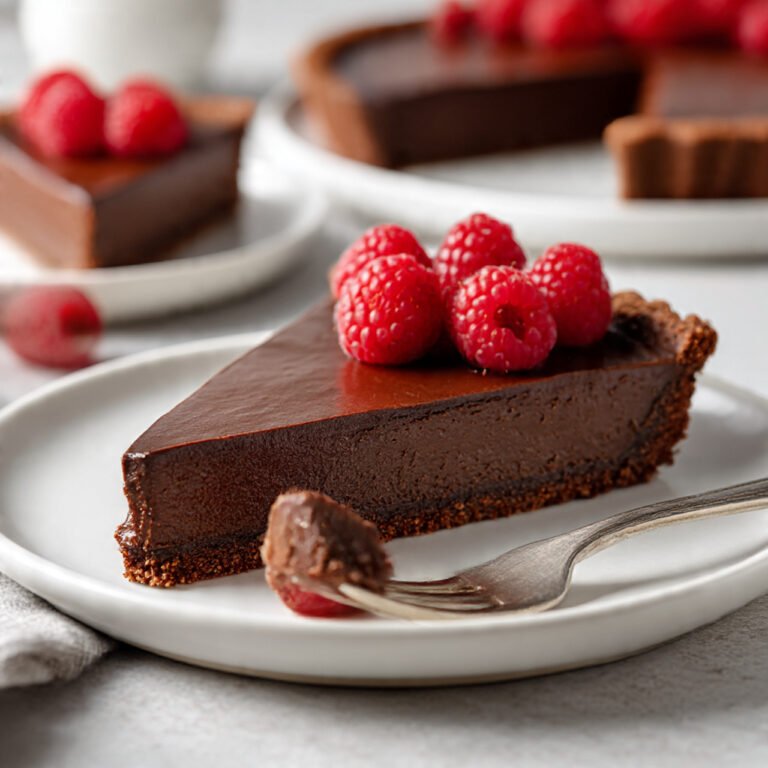 Silky Vegan Chocolate Tart