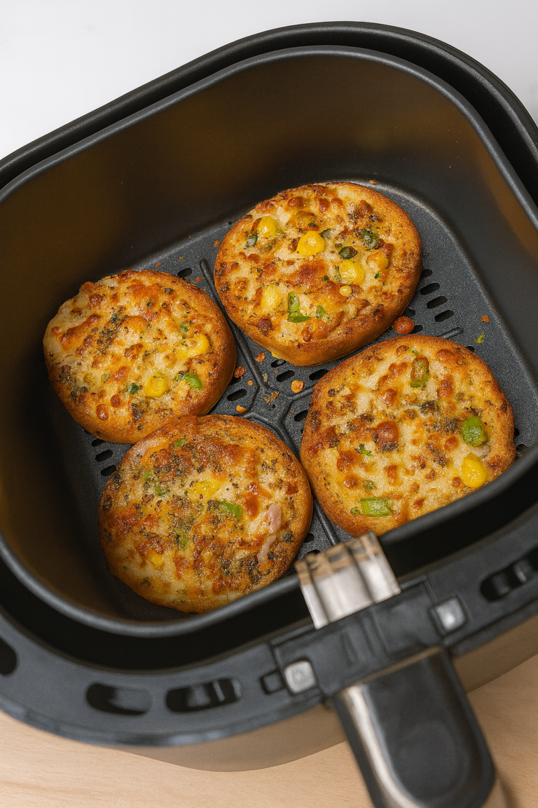 Air Fryer Cheesy Garlic Bread