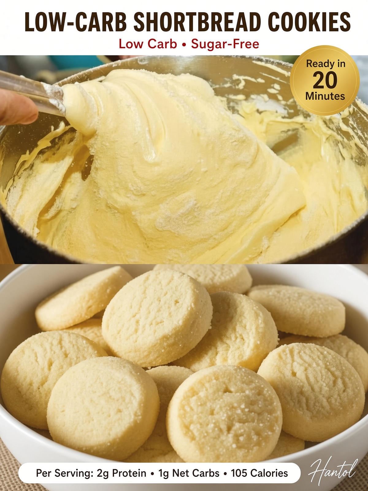 Low-Carb Shortbread Cookies