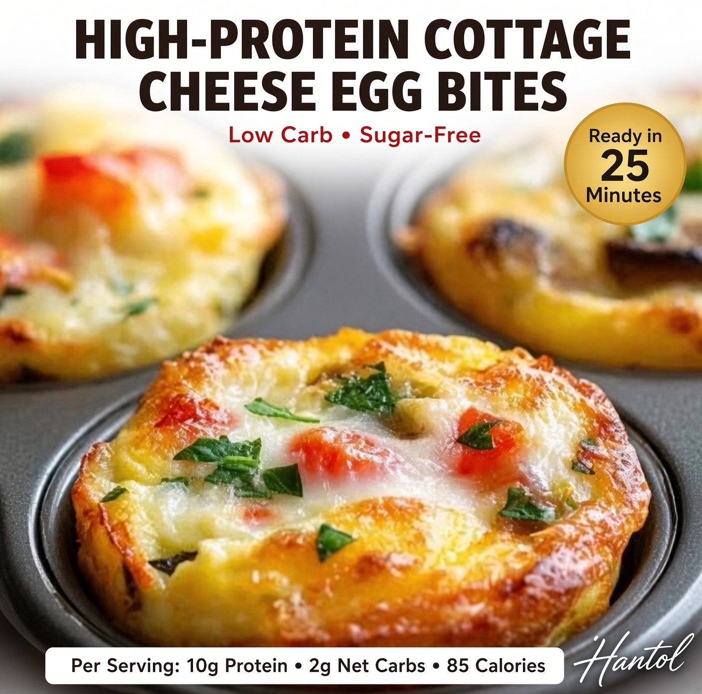 High-Protein Cottage Cheese Egg Bites