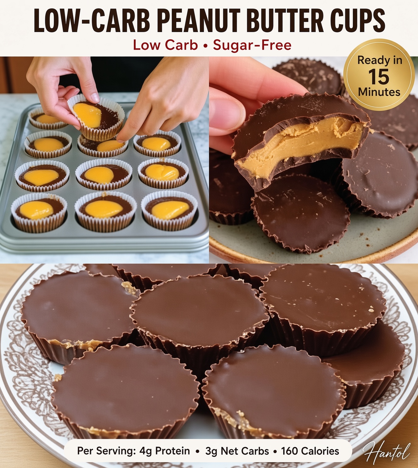 Low-Carb Peanut Butter Cups