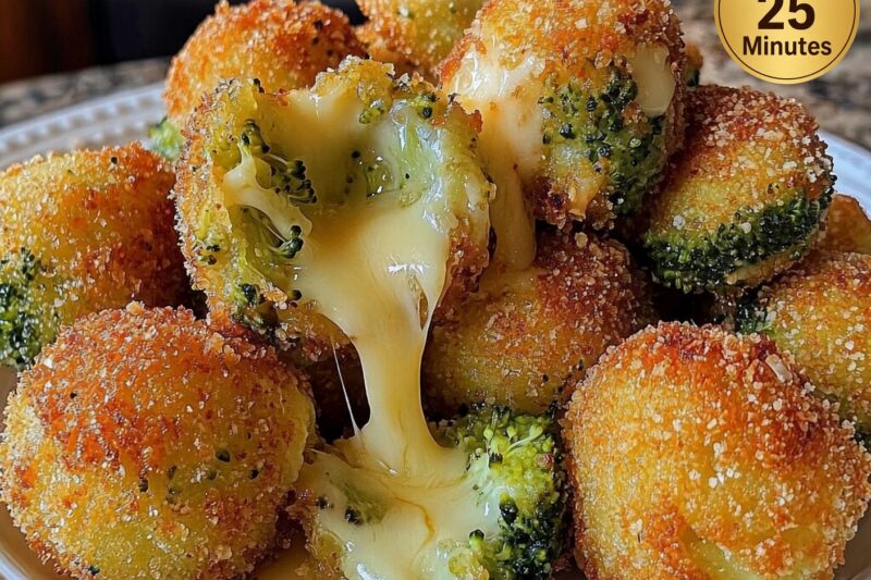 Crispy Broccoli Cheese Bites