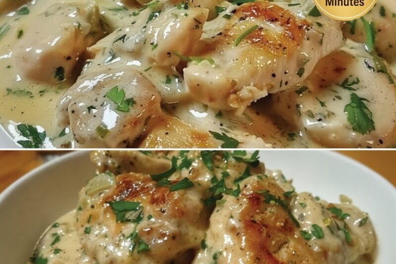 Low-Carb Creamy Garlic Chicken