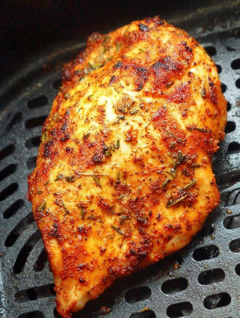 Air Fryer Juicy Seasoned Chicken Breast