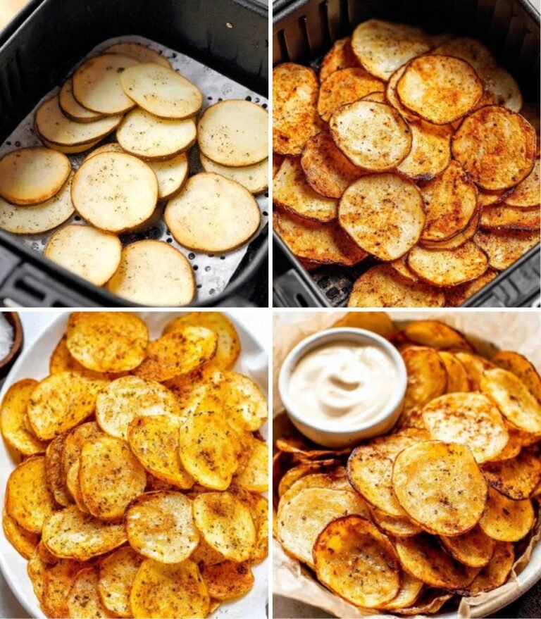 Air Fryer Crispy Potato Chips