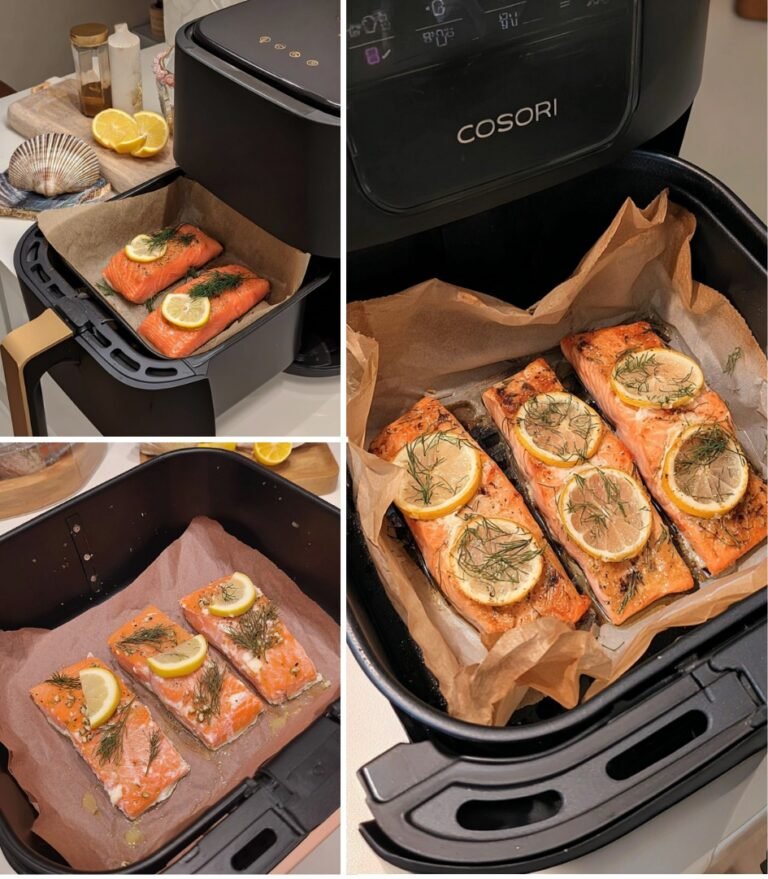 Lemon Dill Salmon for the Air Fryer