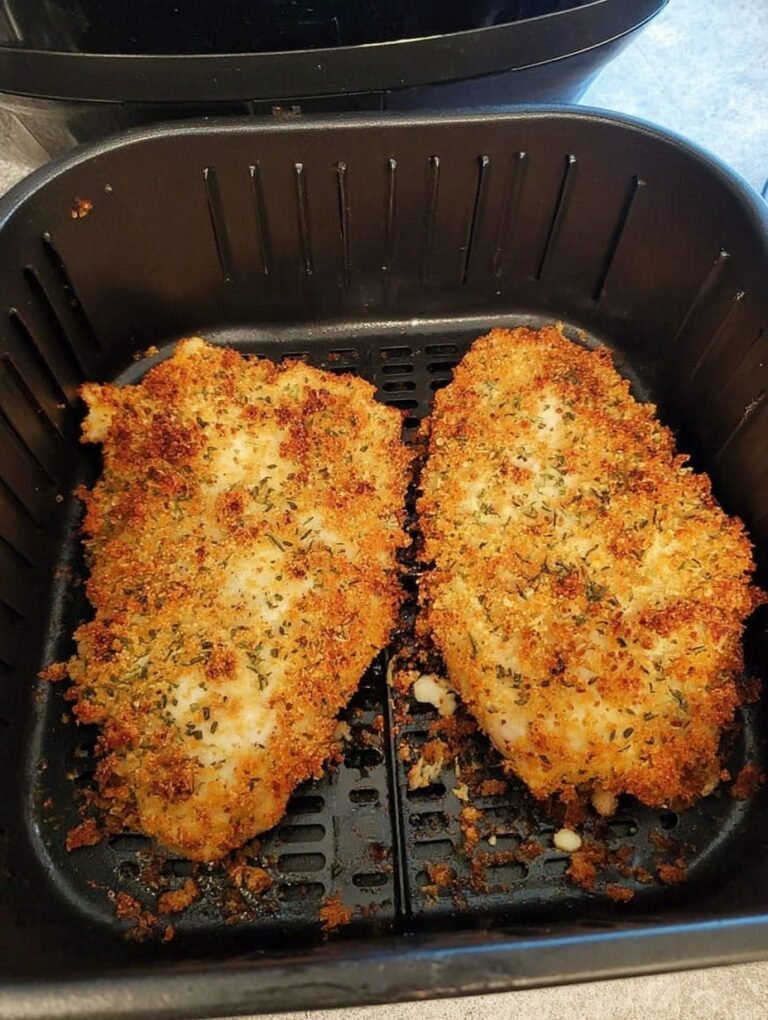 Air Fryer Crispy Breaded Chicken Cutlets