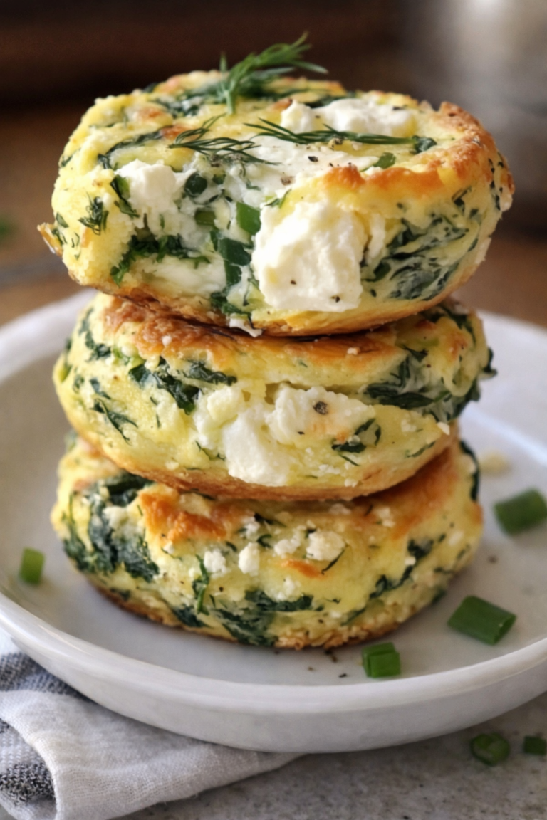 Diabetic-Friendly Spinach & Feta Egg Muffins