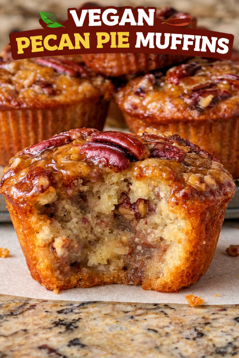 Vegan Pecan Pie Muffins